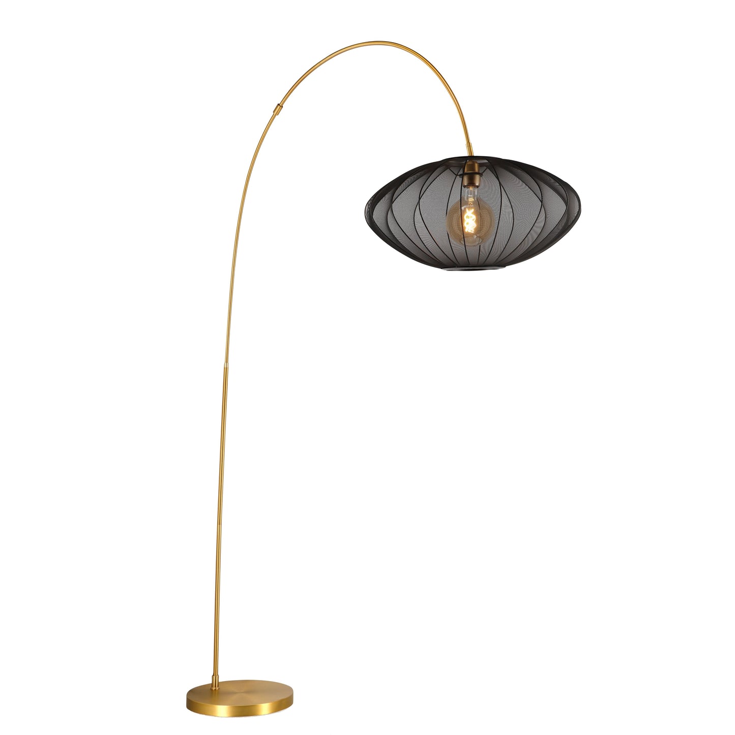 Lucide CORINA - Arc floor lamp - 1xE27 - Black