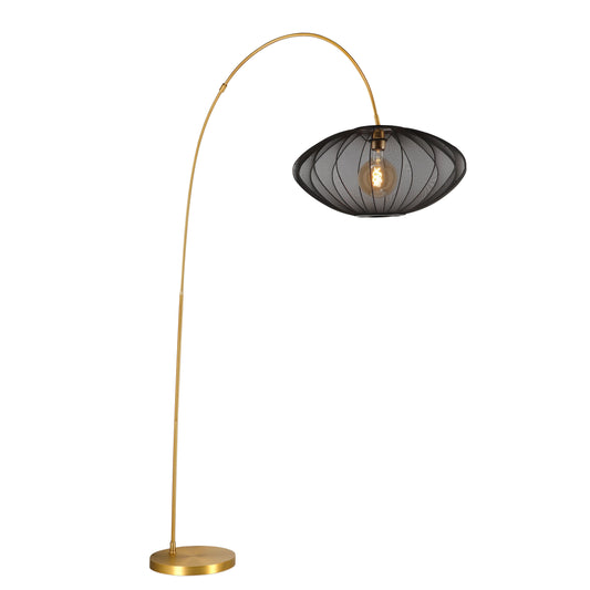 Lucide CORINA - Arc floor lamp - 1xE27 - Black