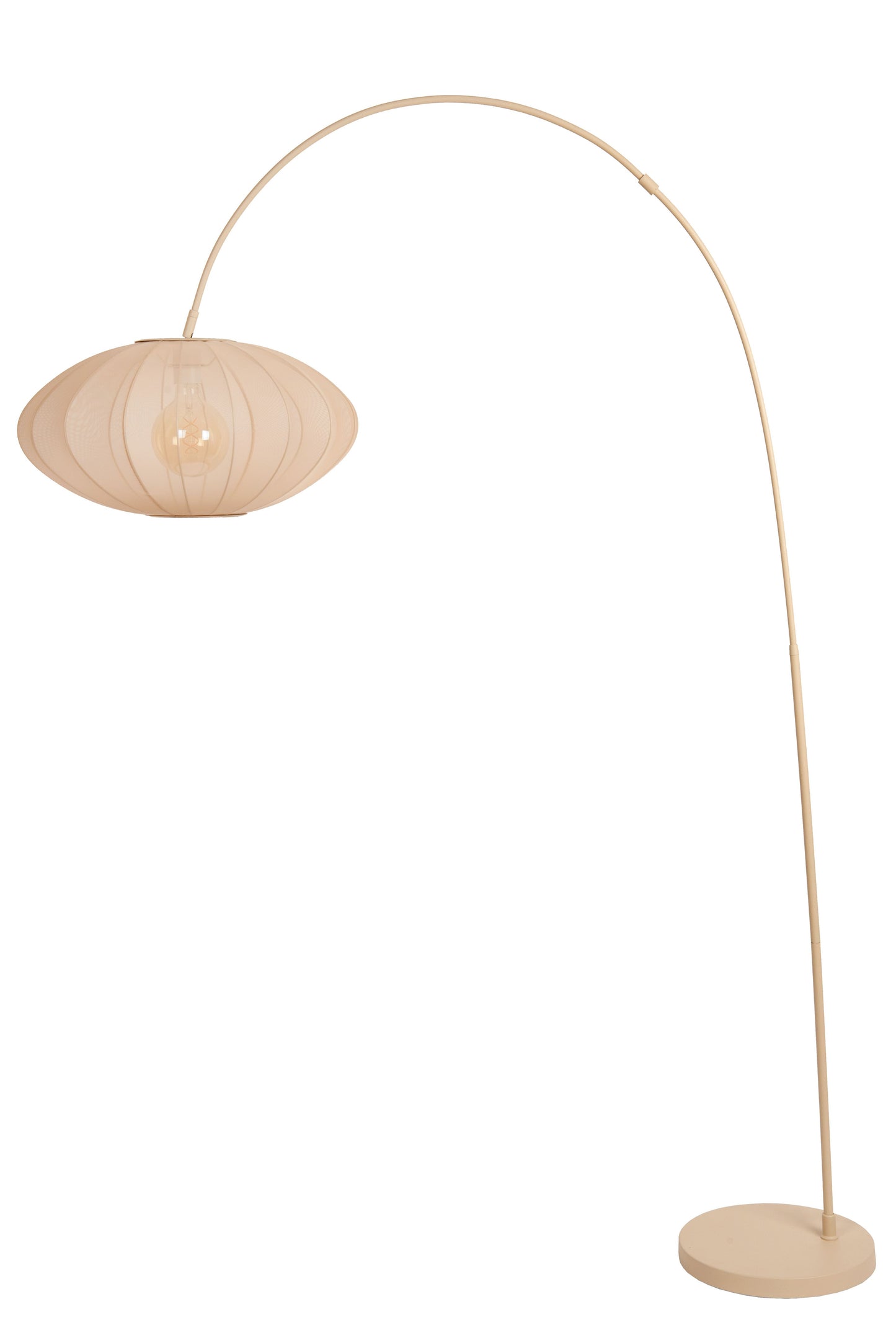 Lucide CORINA - Arc floor lamp - 1xE27 - Cream