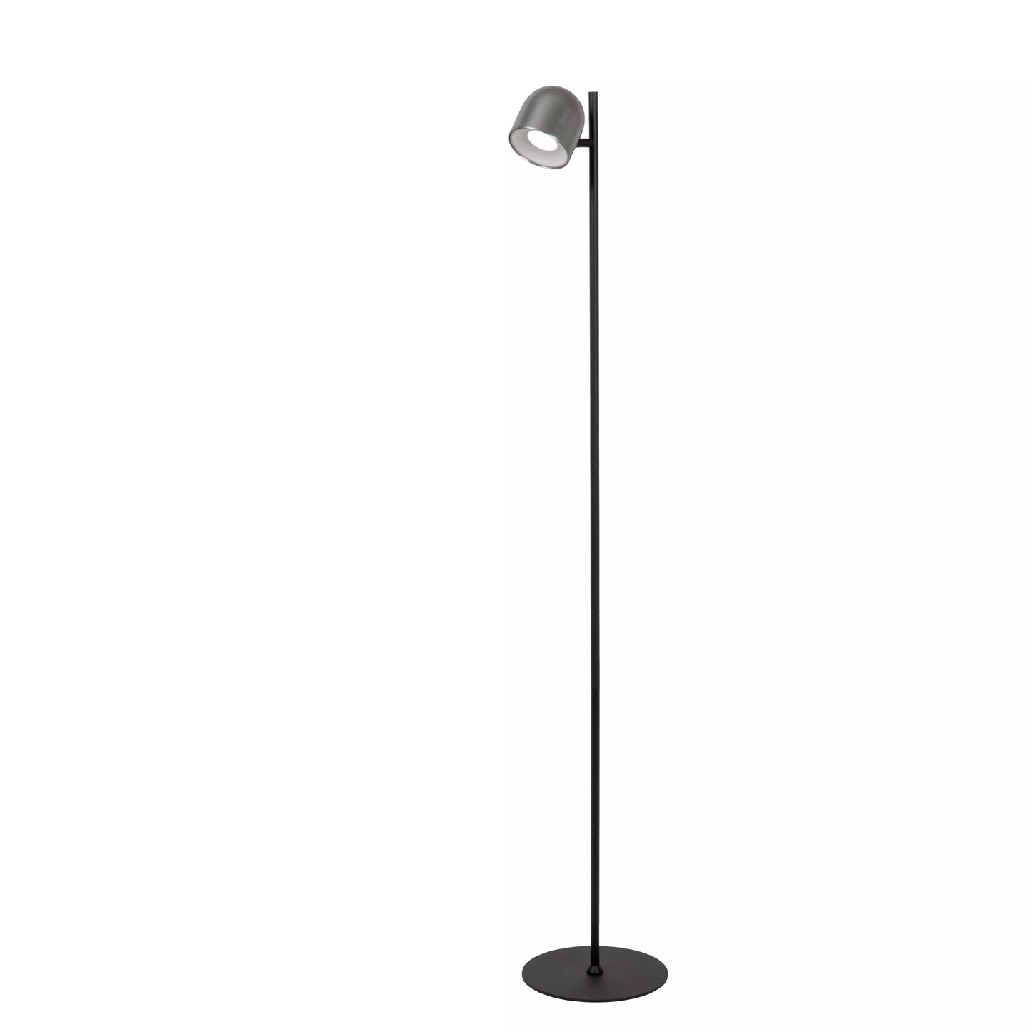 Lucide SKANSKA RECH - Rechargeable Floor lamp Indoor/Outdoor - Battery pack - Ø 23 cm - LED Dim. - CCT - 1x3W 3000K/6000K - IP44 - Grey iron