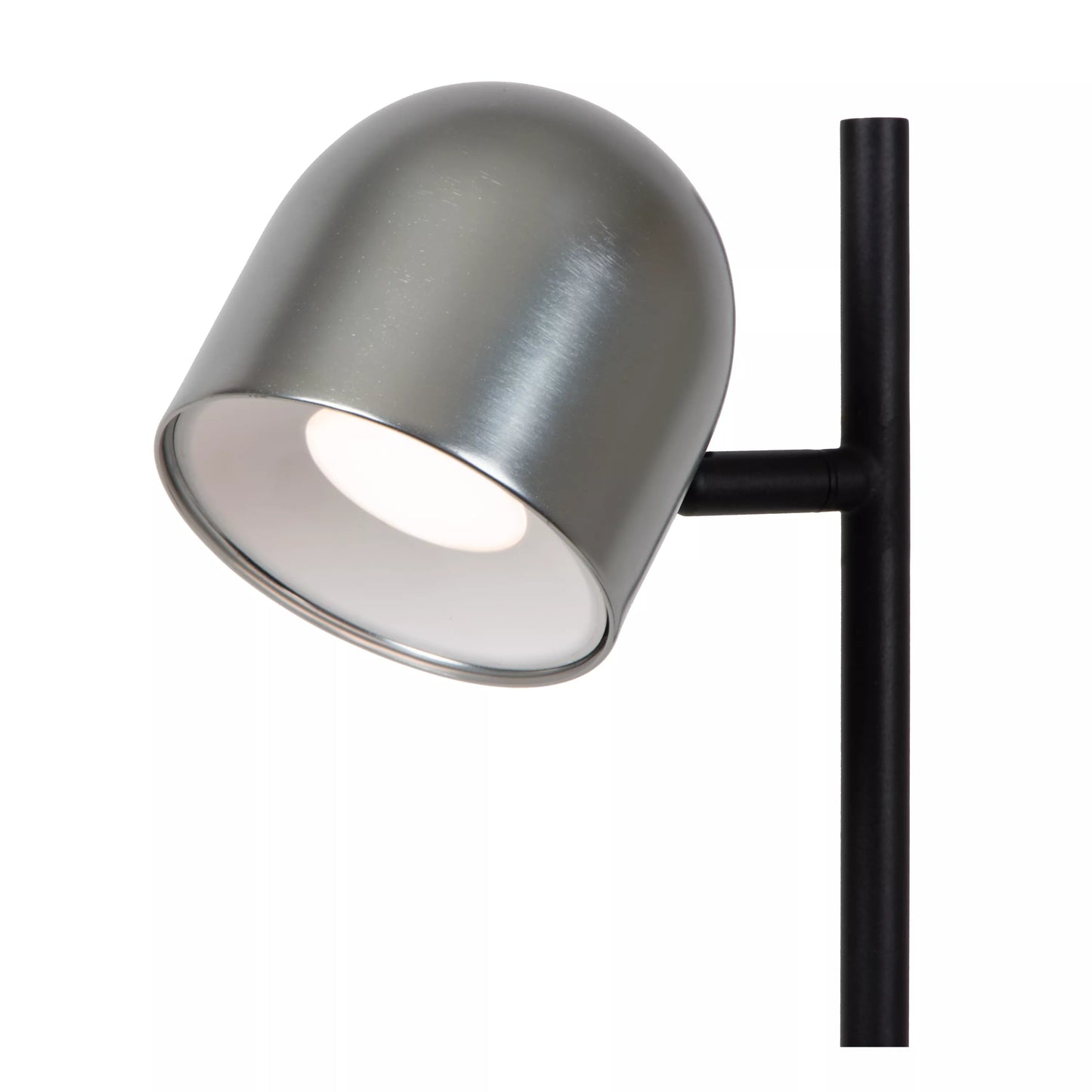 Lucide SKANSKA RECH - Rechargeable Floor lamp Indoor/Outdoor - Battery pack - Ø 23 cm - LED Dim. - CCT - 1x3W 3000K/6000K - IP44 - Grey iron