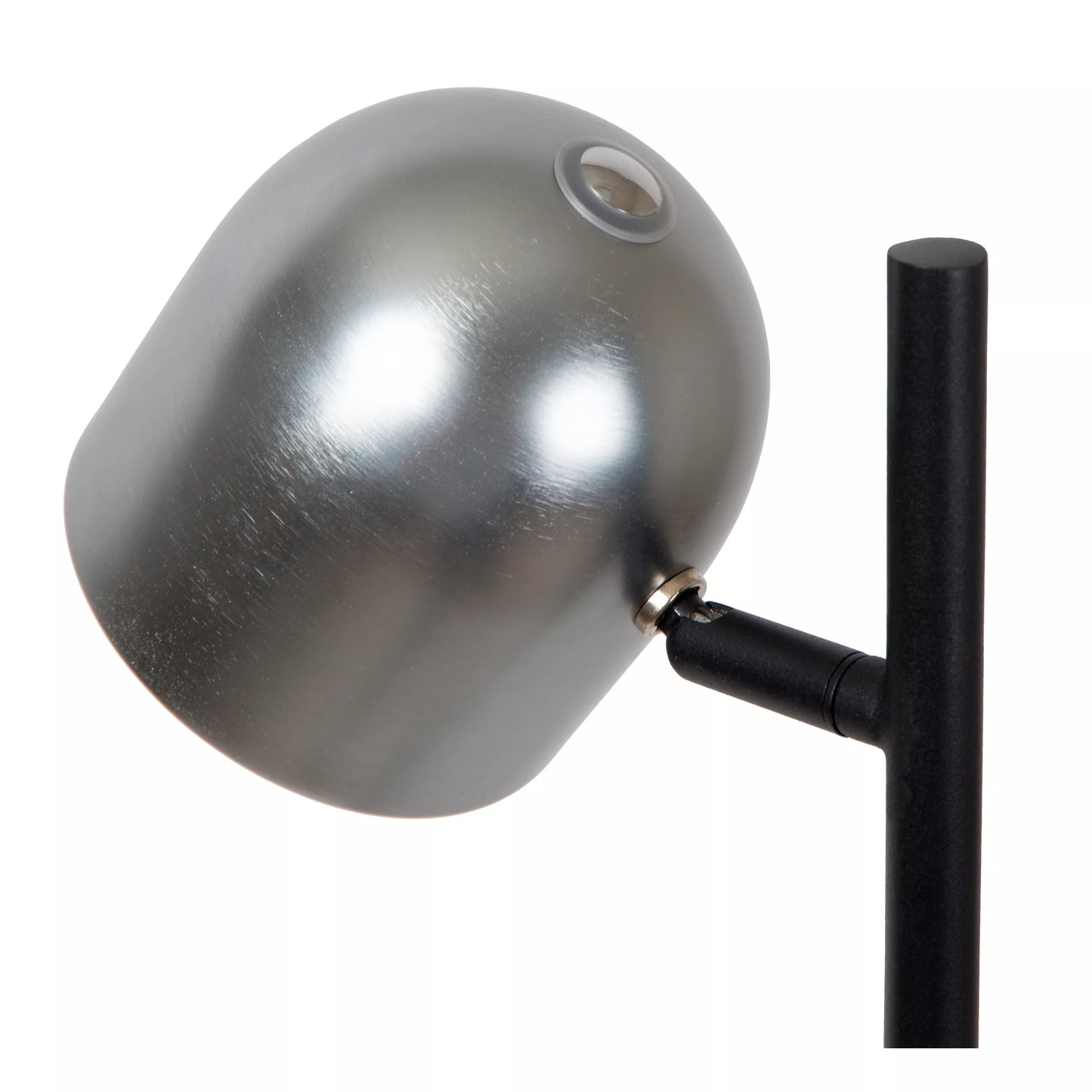 Lucide SKANSKA RECH - Rechargeable Floor lamp Indoor/Outdoor - Battery pack - Ø 23 cm - LED Dim. - CCT - 1x3W 3000K/6000K - IP44 - Grey iron