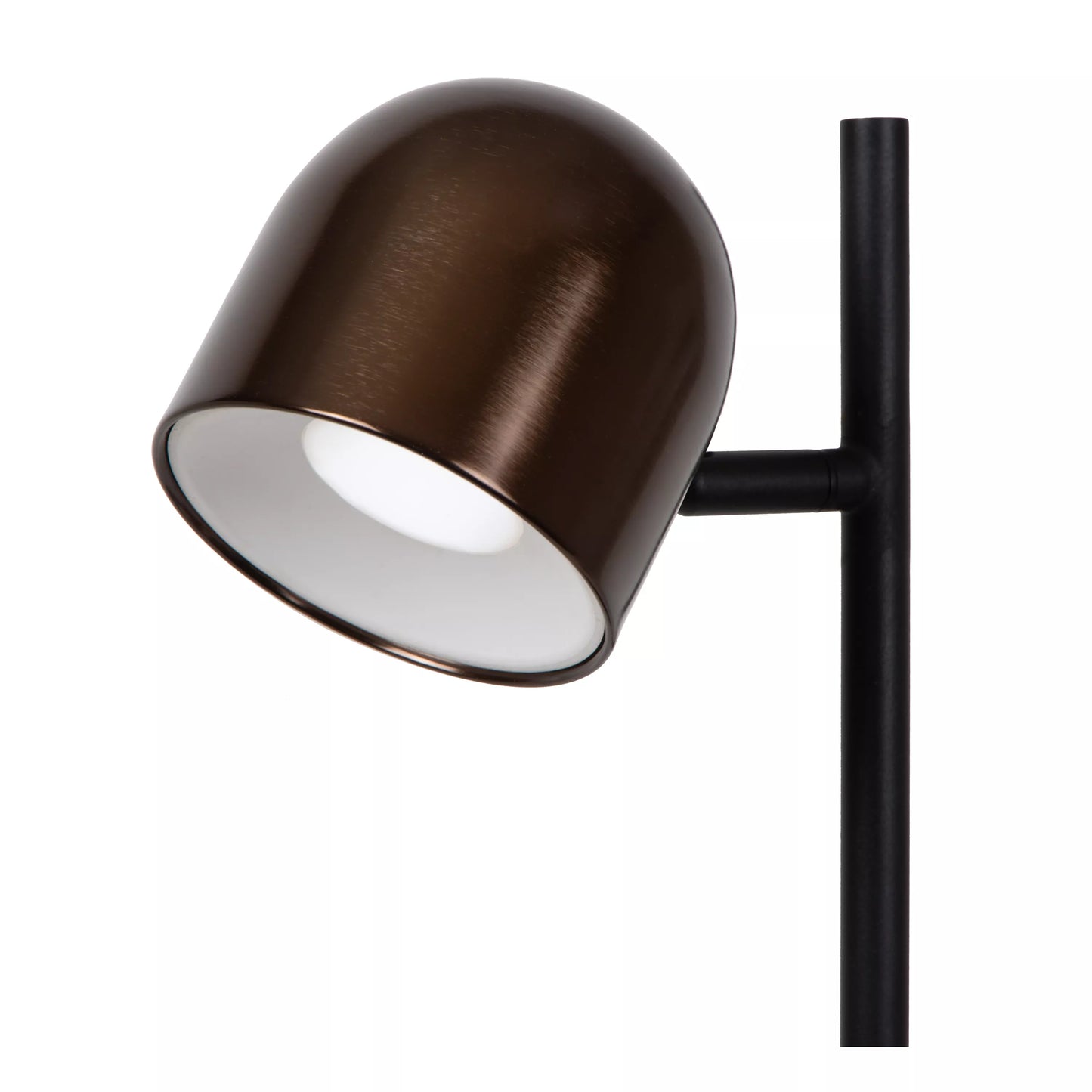 Lucide SKANSKA RECH - Rechargeable Floor lamp Indoor/Outdoor - Battery pack - Ø 23 cm - LED Dim. - CCT - 1x3W 3000K/6000K - IP44 - Coffee