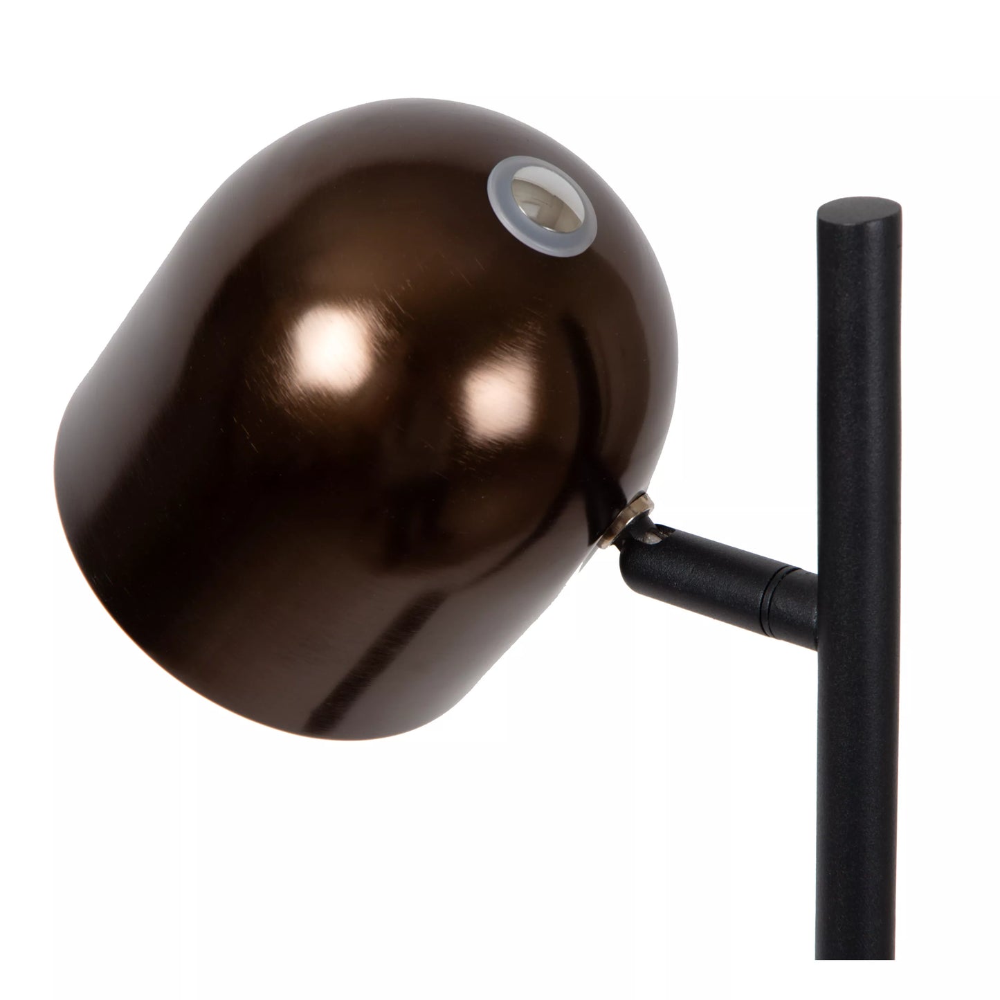 Lucide SKANSKA RECH - Rechargeable Floor lamp Indoor/Outdoor - Battery pack - Ø 23 cm - LED Dim. - CCT - 1x3W 3000K/6000K - IP44 - Coffee