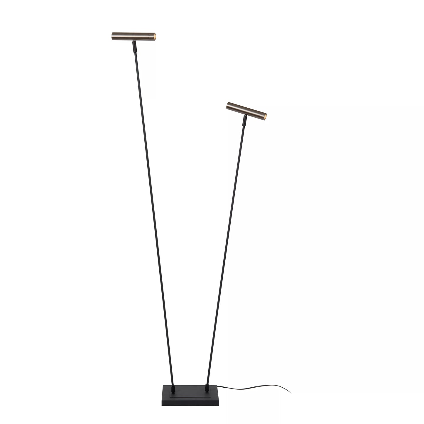 Lucide DUARTE - Floor lamp - 2xG9 - Grey iron | Vibes