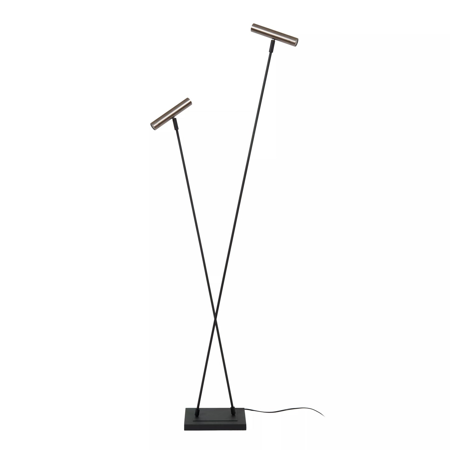 Lucide DUARTE - Floor lamp - 2xG9 - Grey iron | Vibes
