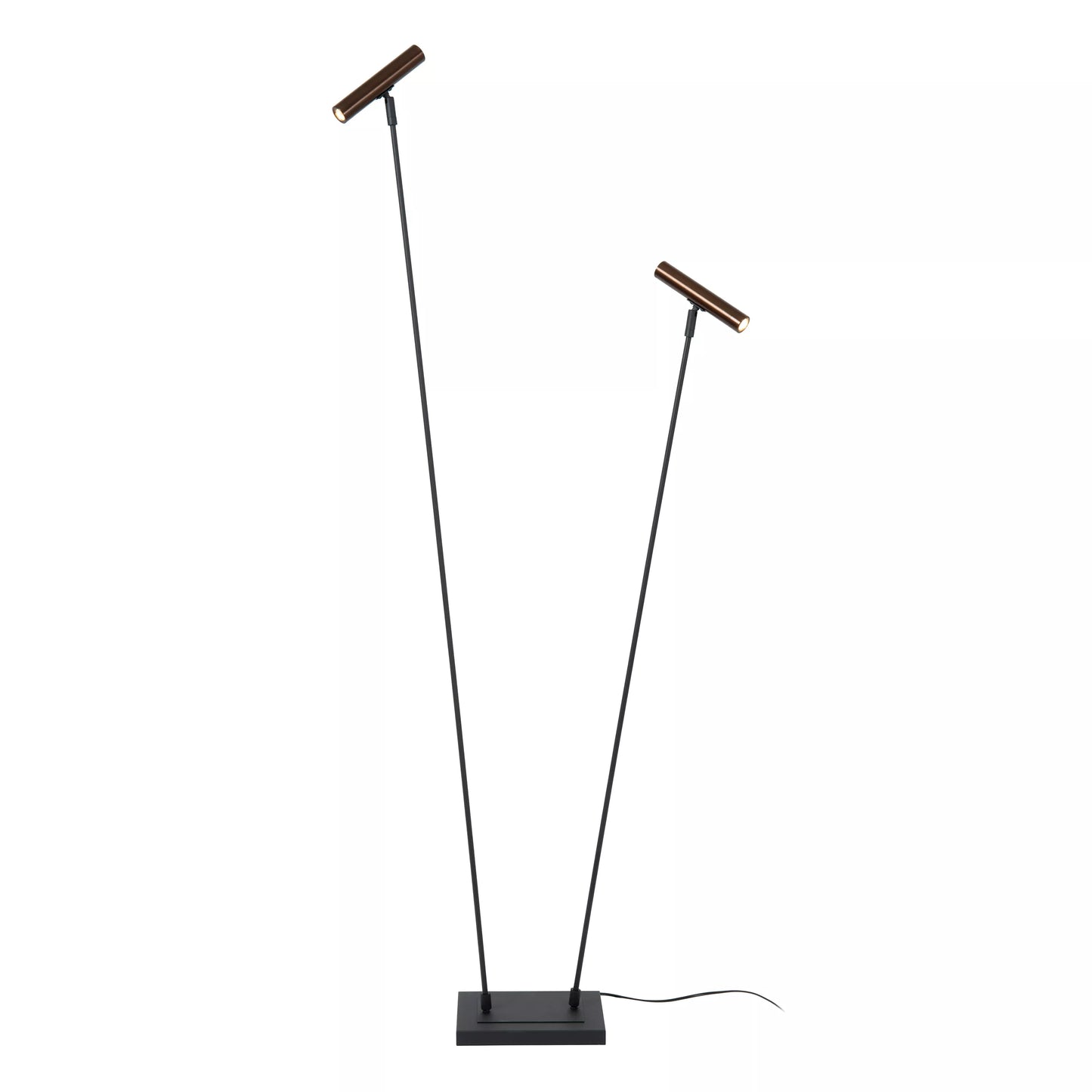 Lucide DUARTE - Floor lamp - 2xG9 - Coffee | Vibes