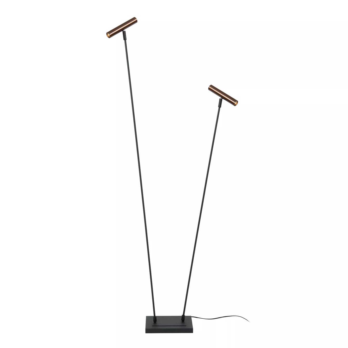 Lucide DUARTE - Floor lamp - 2xG9 - Coffee | Vibes