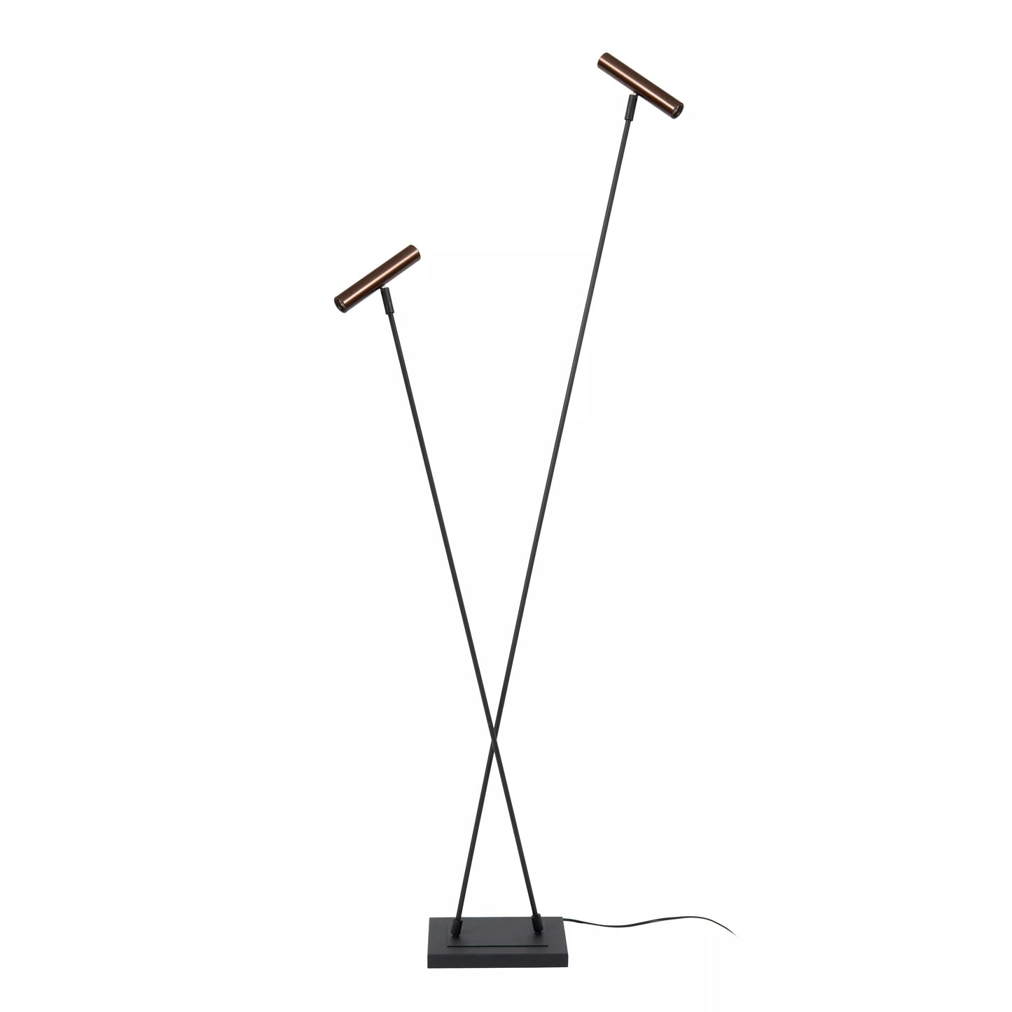 Lucide DUARTE - Floor lamp - 2xG9 - Coffee | Vibes