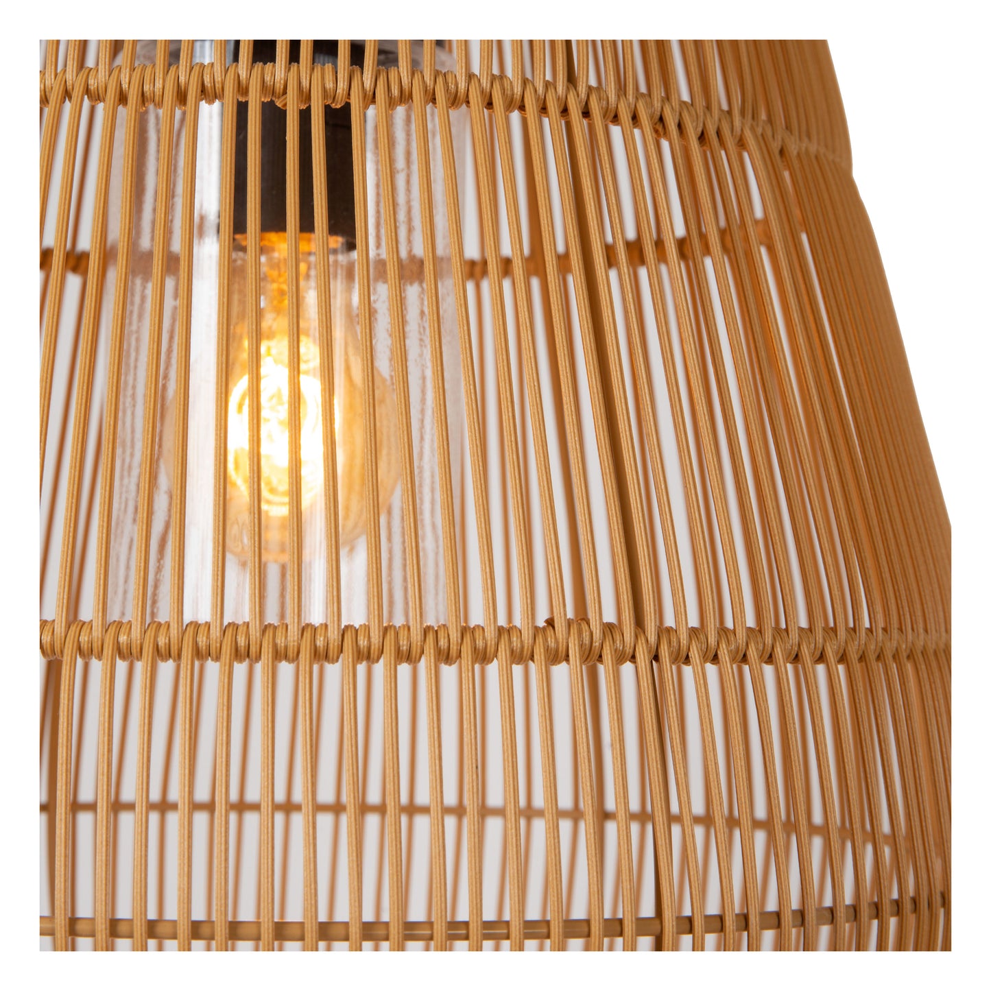 Lucide NERIDA - Pendant light Indoor/Outdoor - Ø 35 cm - 1xE27 - IP44 - Natural