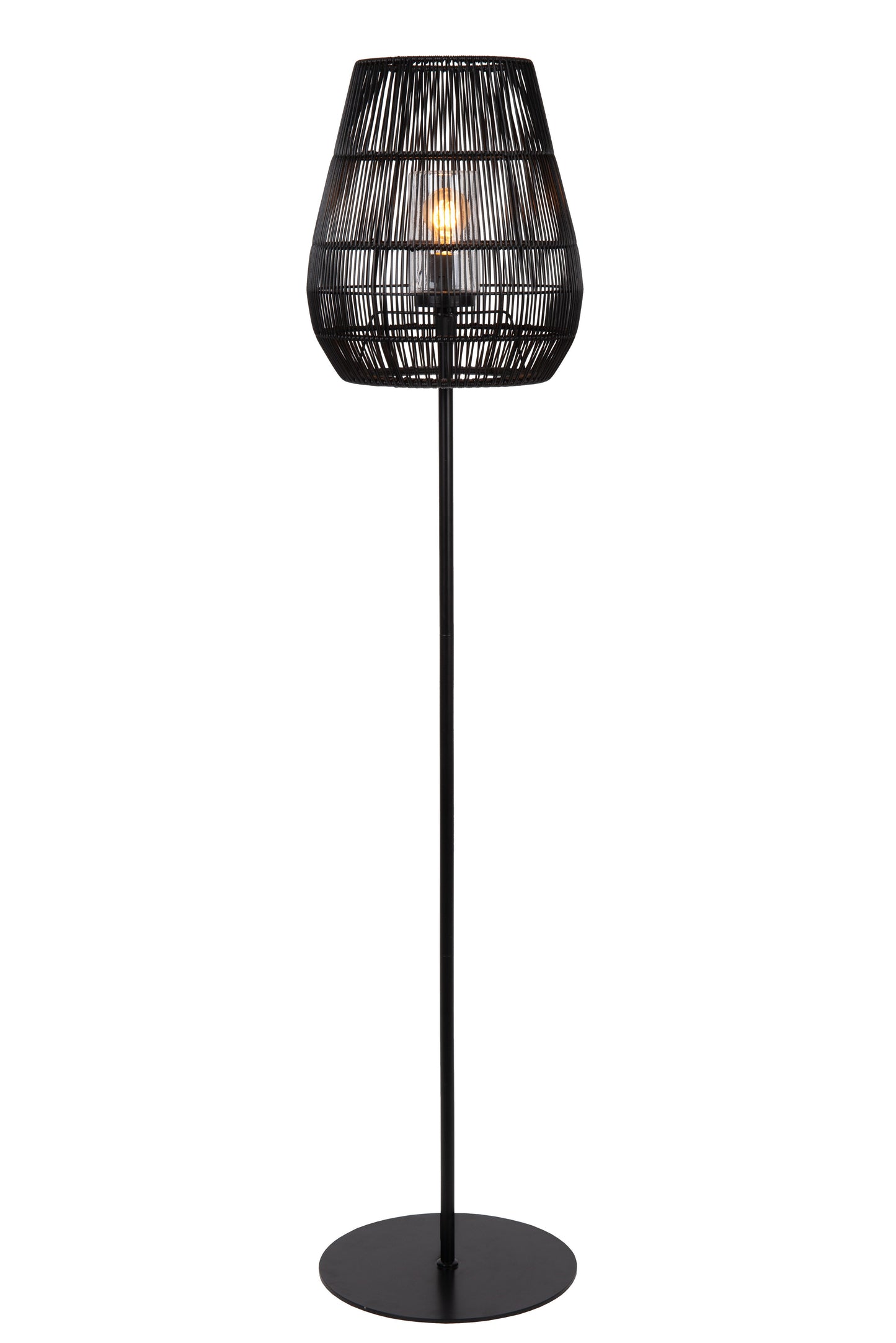 Lucide NERIDA - Floor lamp Indoor/Outdoor - Ø 35 cm - 1xE27 - IP44 - Black