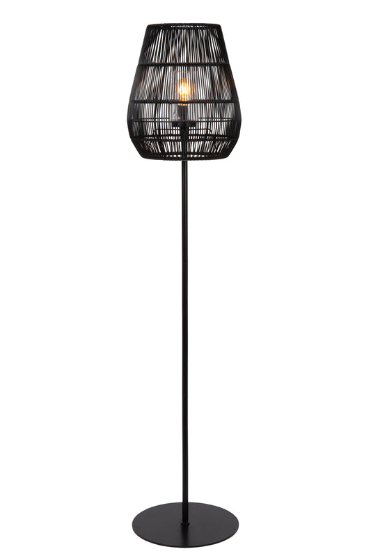 Lucide NERIDA - Floor lamp Indoor/Outdoor - Ø 35 cm - 1xE27 - IP44 - Black