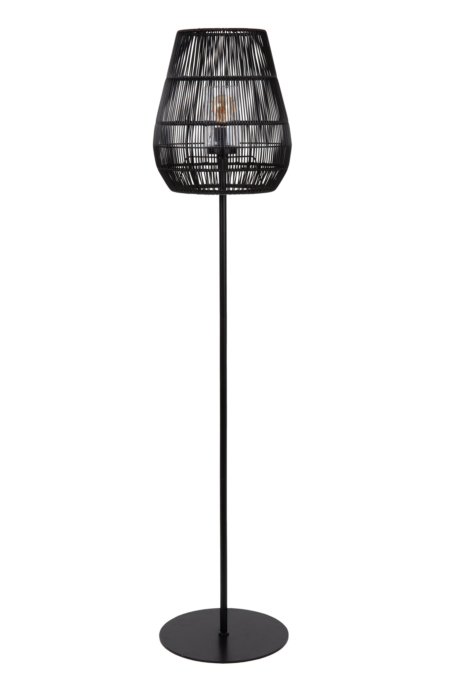 Lucide NERIDA - Floor lamp Indoor/Outdoor - Ø 35 cm - 1xE27 - IP44 - Black