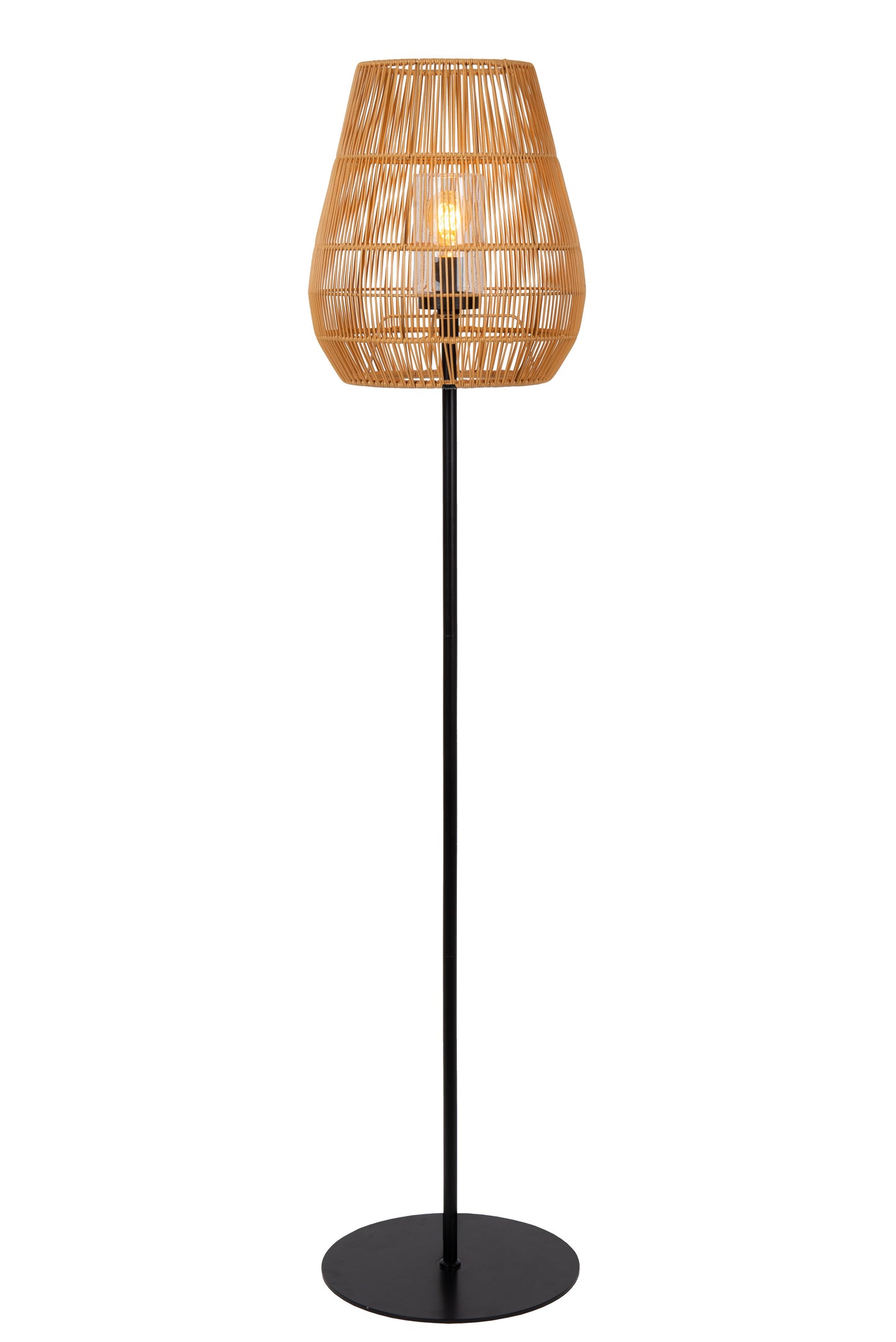 Lucide NERIDA - Floor lamp Indoor/Outdoor - Ø 35 cm - 1xE27 - IP44 - Natural