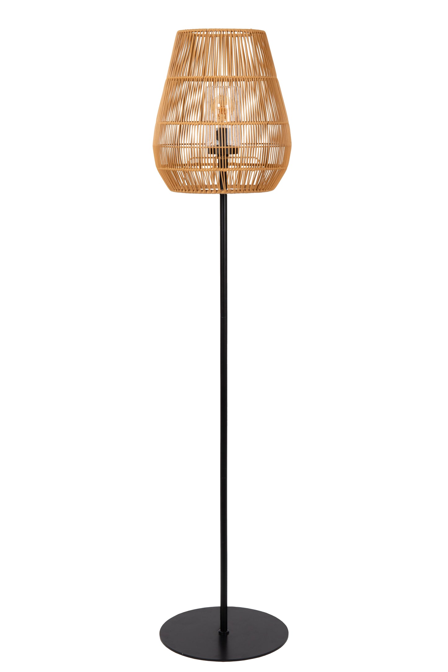 Lucide NERIDA - Floor lamp Indoor/Outdoor - Ø 35 cm - 1xE27 - IP44 - Natural