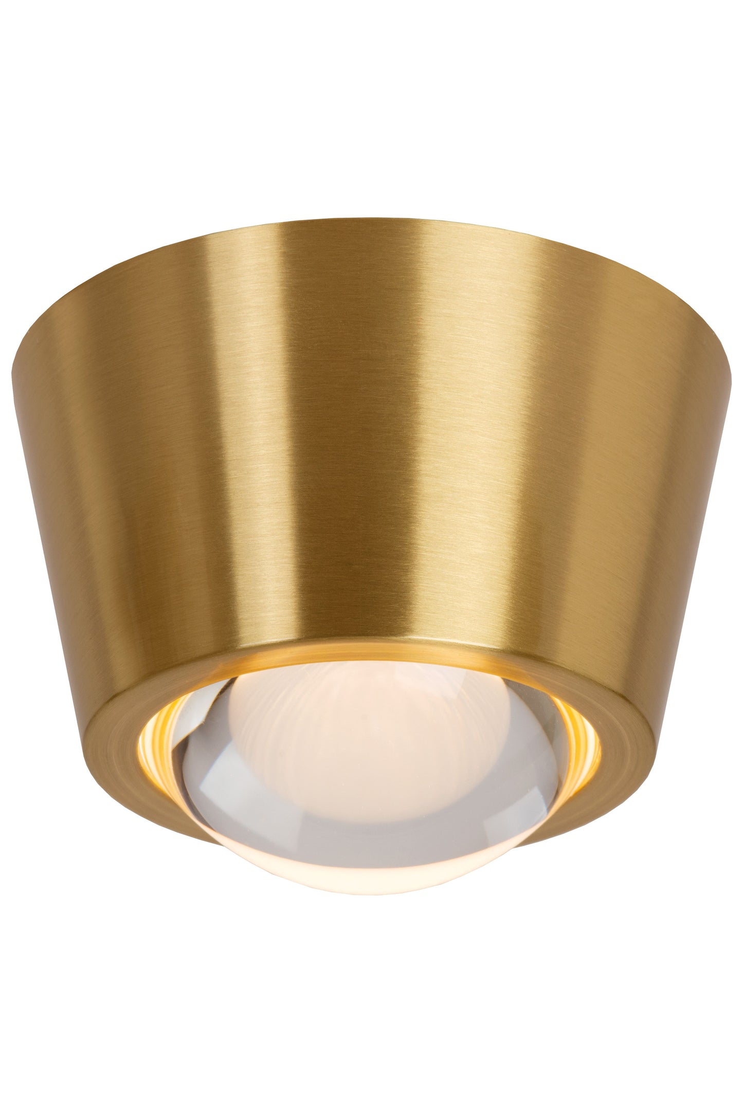 Lucide RIGON - Flush ceiling light - Ø 9 cm - LED - 1x7W 3000K - Matt Gold / Brass