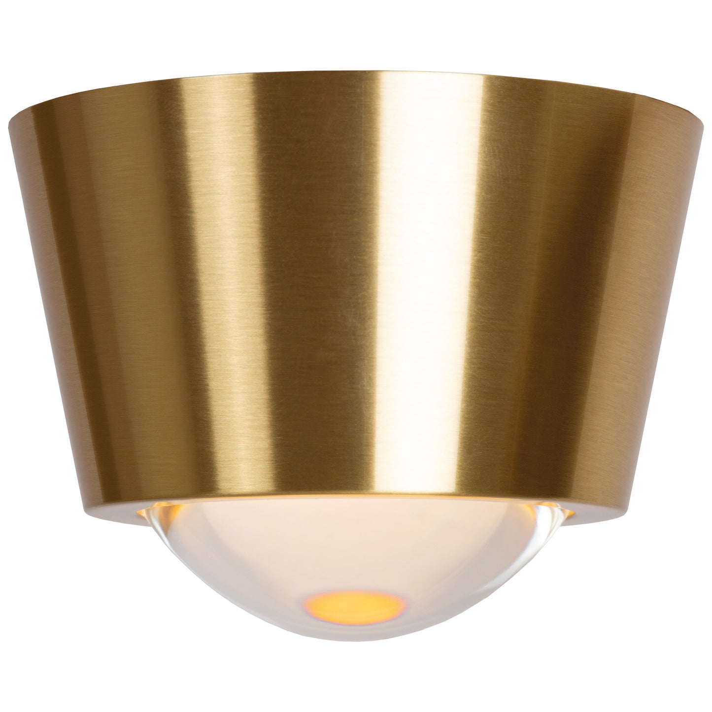 Lucide RIGON - Flush ceiling light - Ø 9 cm - LED - 1x7W 3000K - Matt Gold / Brass