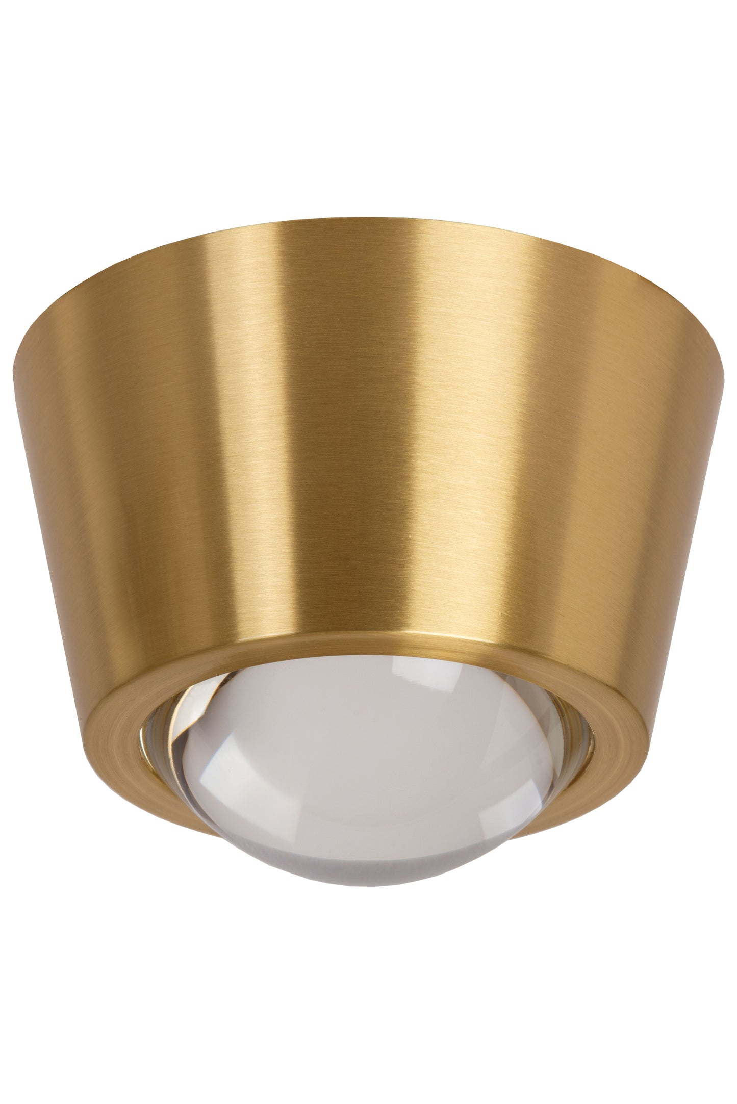 Lucide RIGON - Flush ceiling light - Ø 9 cm - LED - 1x7W 3000K - Matt Gold / Brass