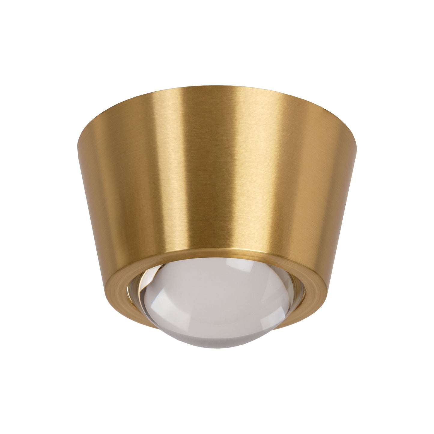 Lucide RIGON - Flush ceiling light - Ø 9 cm - LED - 1x7W 3000K - Matt Gold / Brass