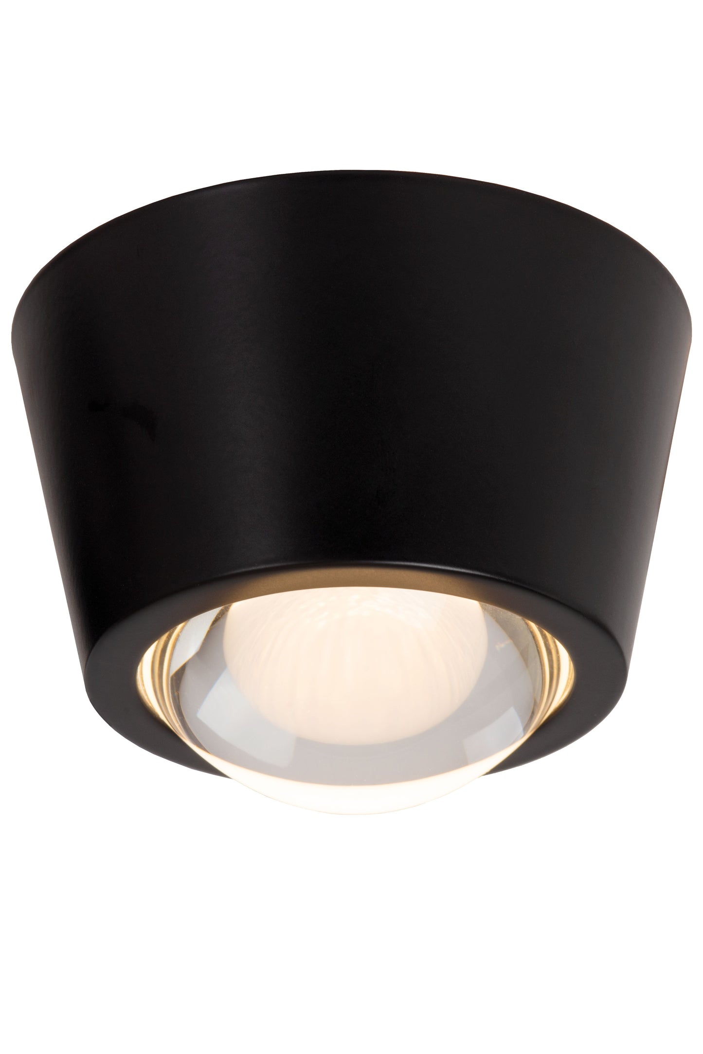 Lucide RIGON - Flush ceiling light - Ø 9 cm - LED - 1x6W 3000K - Black