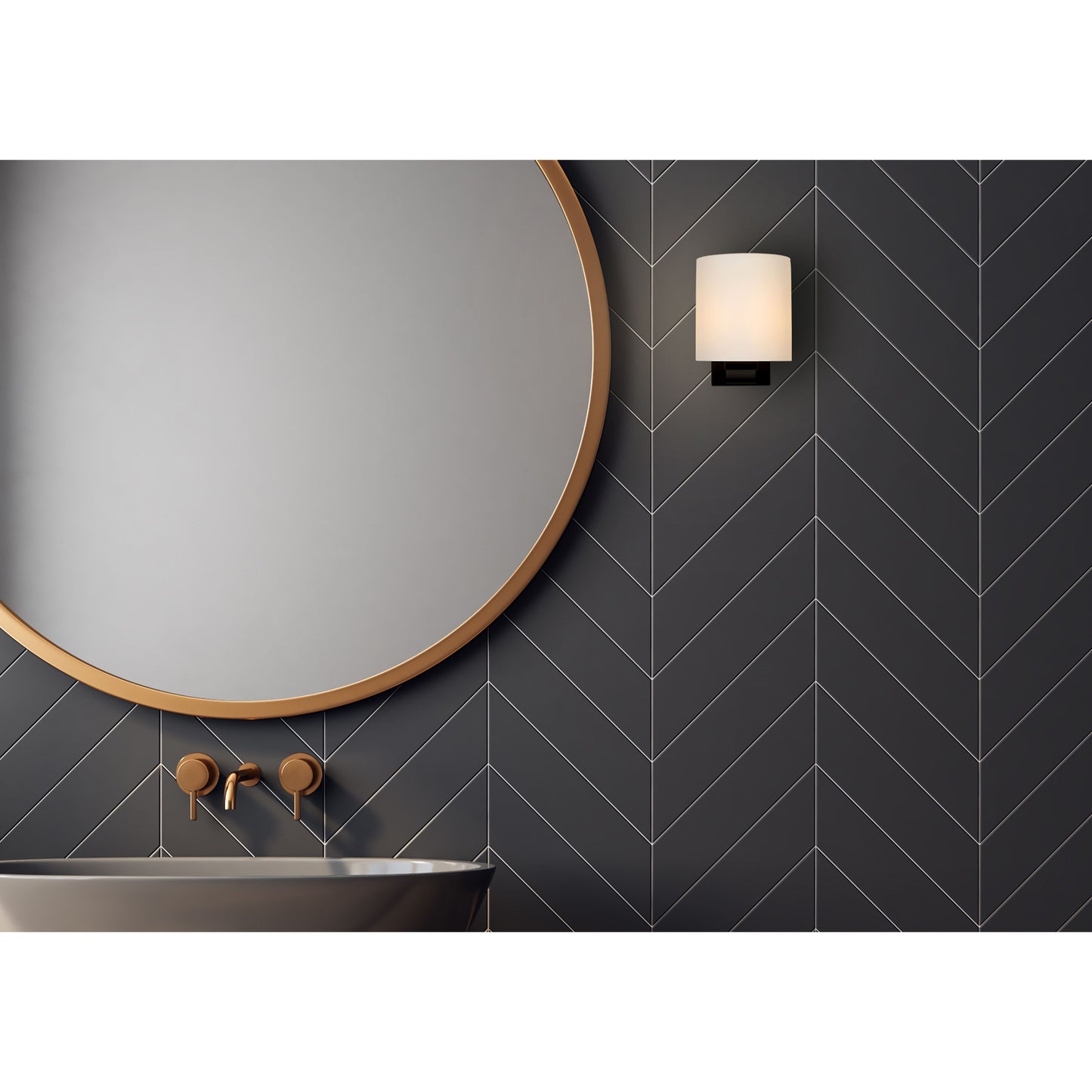 Lucide JELTE - Wall light Bathroom - 1xG9 - IP44 - Black