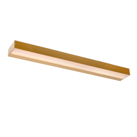 Lucide ALEXA - Wall light Bathroom - LED - 1x8W 3000K - IP44 - Matt Gold / Brass