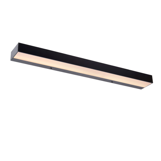 Lucide ALEXA - Wall light Bathroom - LED - 1x8W 3000K - IP44 - Black