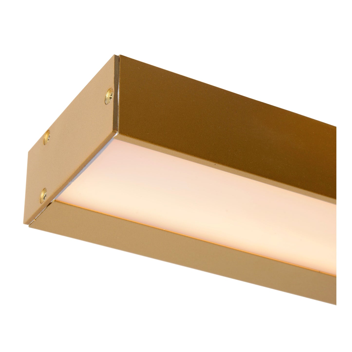 Lucide ALEXA - Wall light Bathroom - LED - 1x13W 3000K - IP44 - Matt Gold / Brass