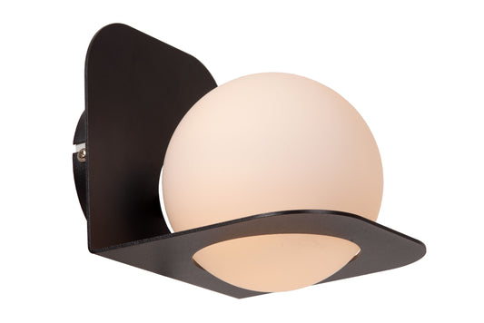 Lucide DAVY - Wall light Bathroom - 1xG9 - IP44 - Black