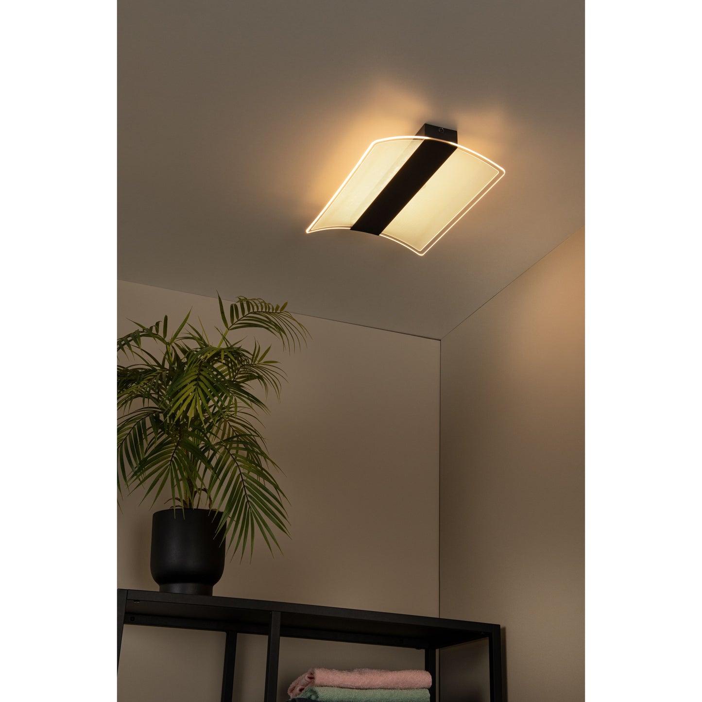 Lucide ALINE - Wall light Bathroom - LED - 1x12W 3000K - IP44 - Transparant