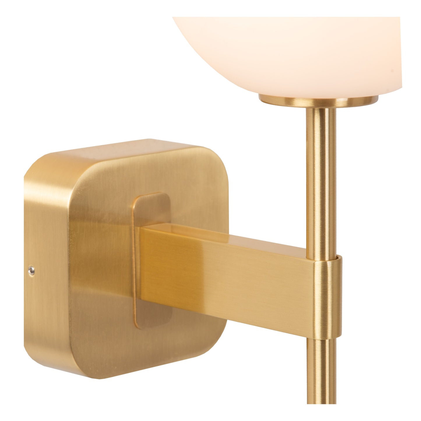 Lucide ELDA - Wall light Bathroom - 1xG9 - IP44 - Matt Gold / Brass