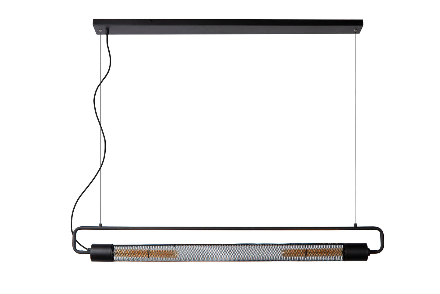 Lucide CALIXT - Pendant light - 2xE27 - Black