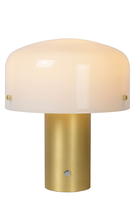 Lucide TIMON - Table lamp - 1xE27 - 3 StepDim - Matt Gold / Brass