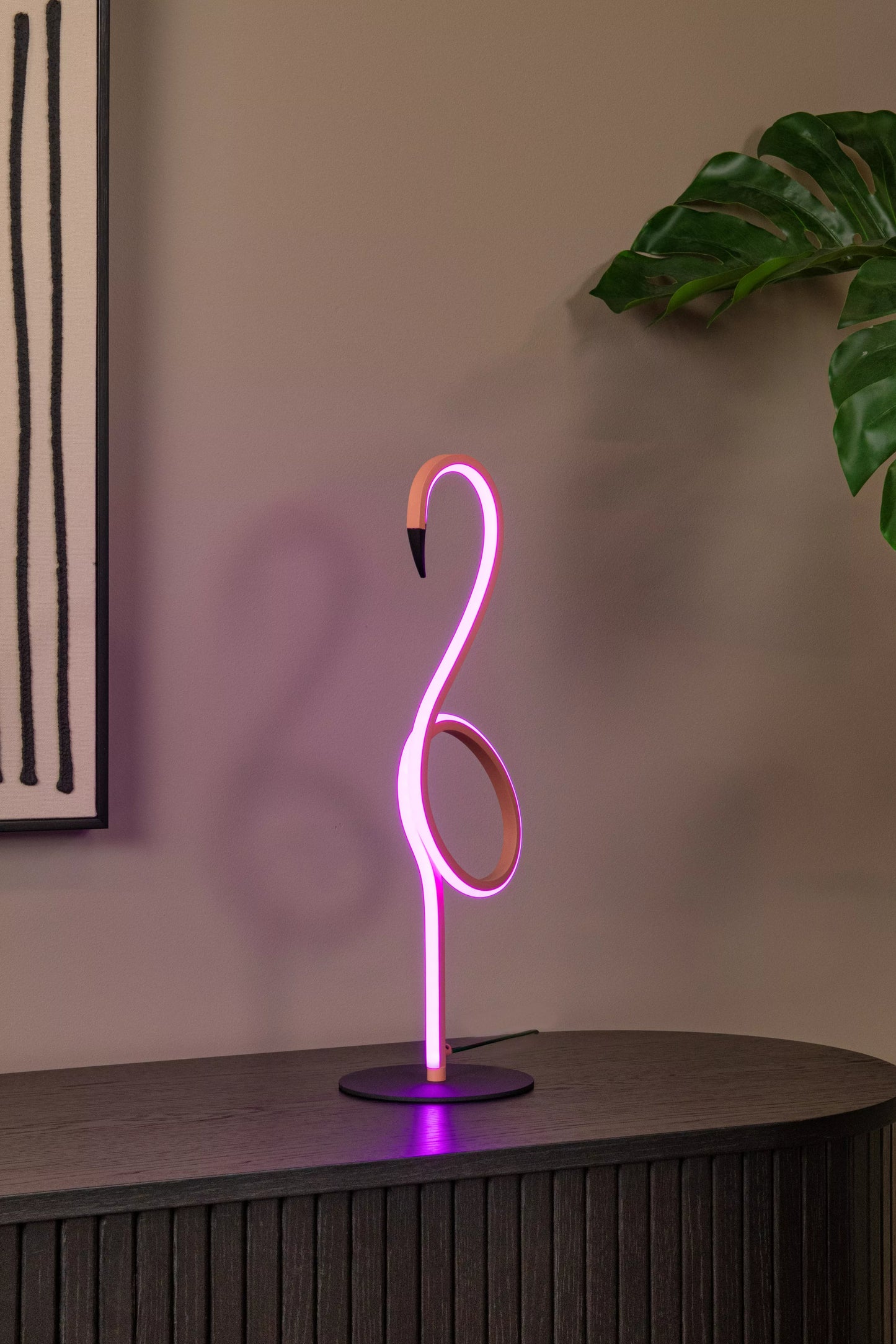 Lucide FLAMINGO - Table lamp - LED Dim. - Rgb - Pink