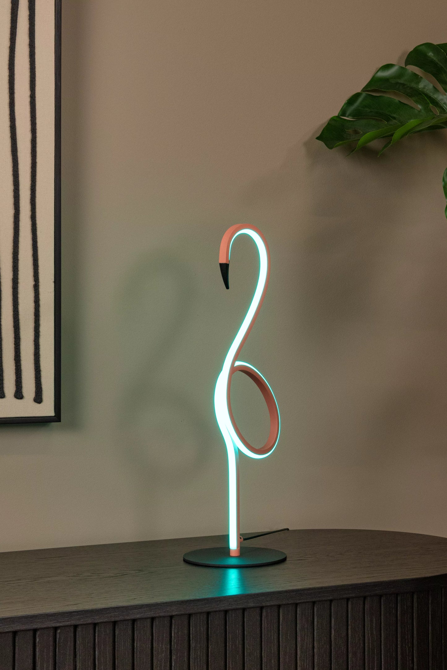 Lucide FLAMINGO - Table lamp - LED Dim. - Rgb - Pink