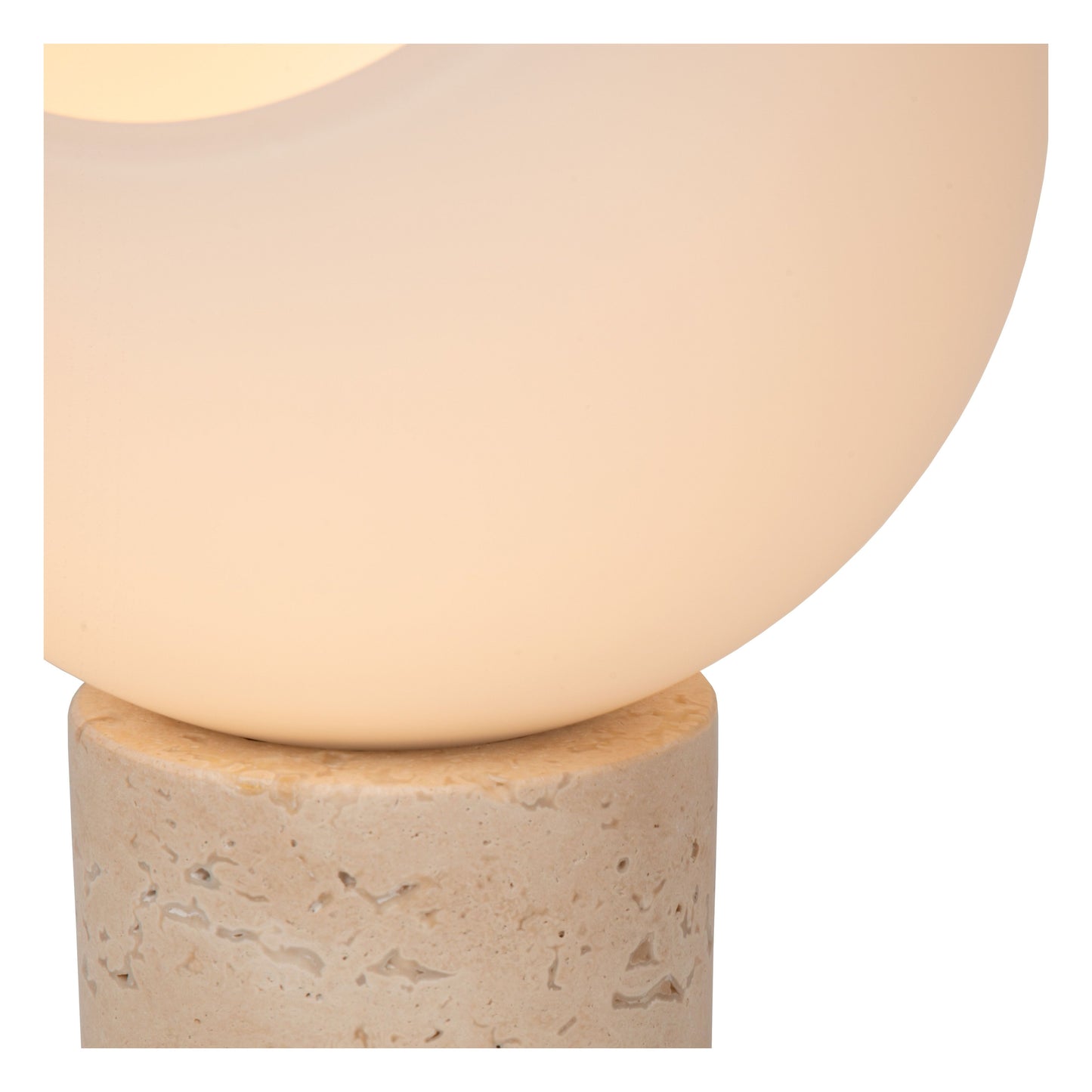 Lucide DAVIN - Table lamp - 1xE27 - Opal