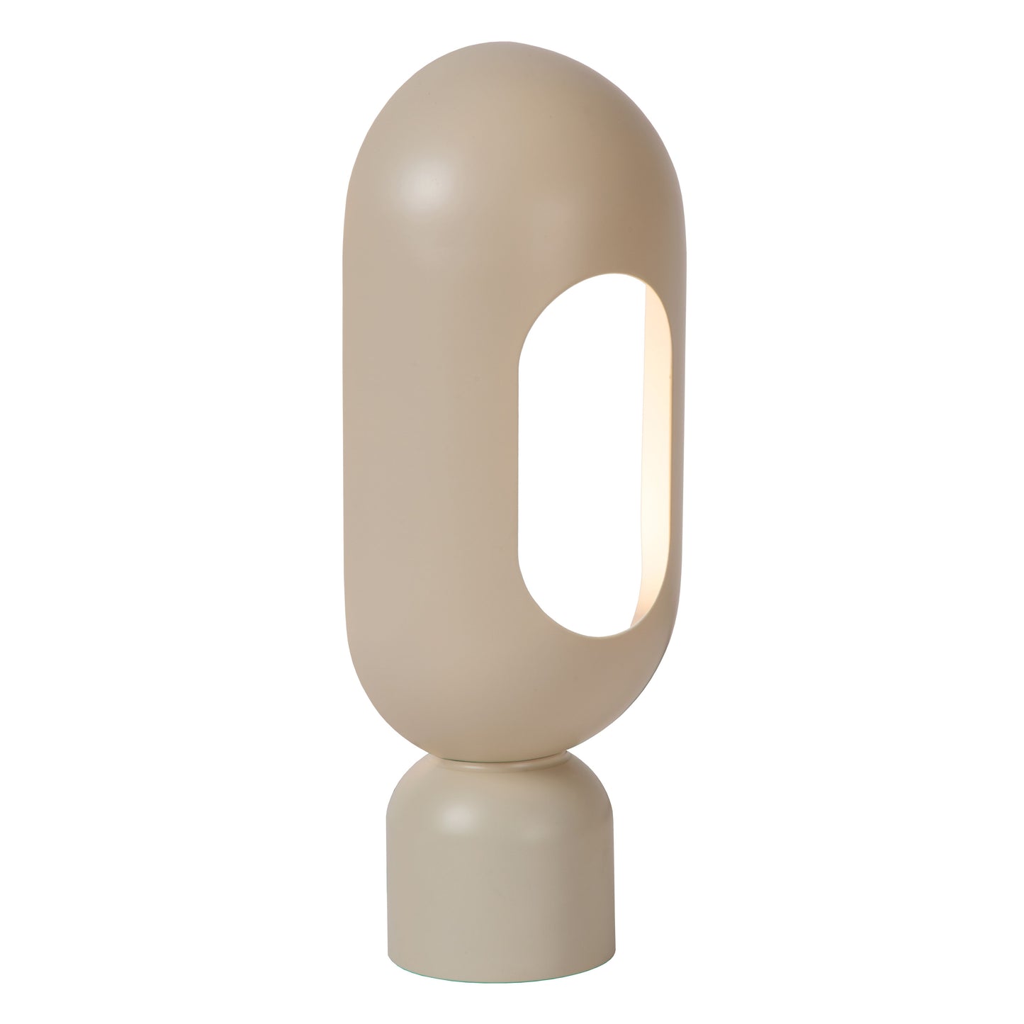 Lucide BARRIS - Table lamp - 1xE27 - Taupe