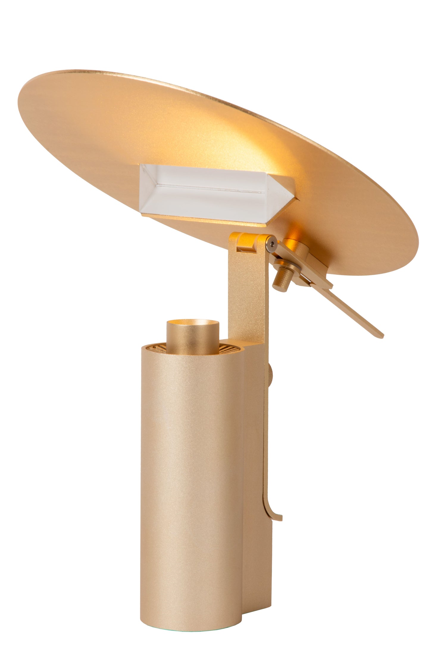 Lucide FITS - Table lamp - LED - 1x8W 3000K - Matt Gold / Brass