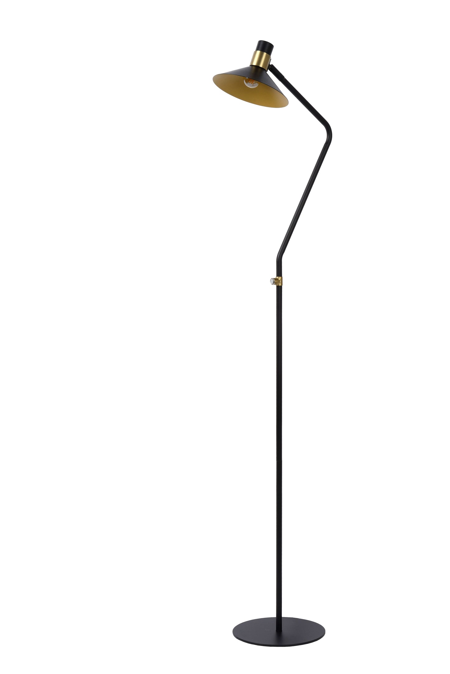 Lucide PEPIJN - Floor lamp - Ø 23 cm - 1xE14 - 3 StepDim - Black