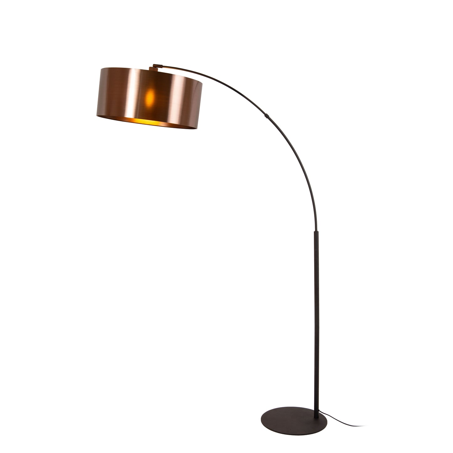 Lucide RANKOS - Arc floor lamp - 1xE27 - Black