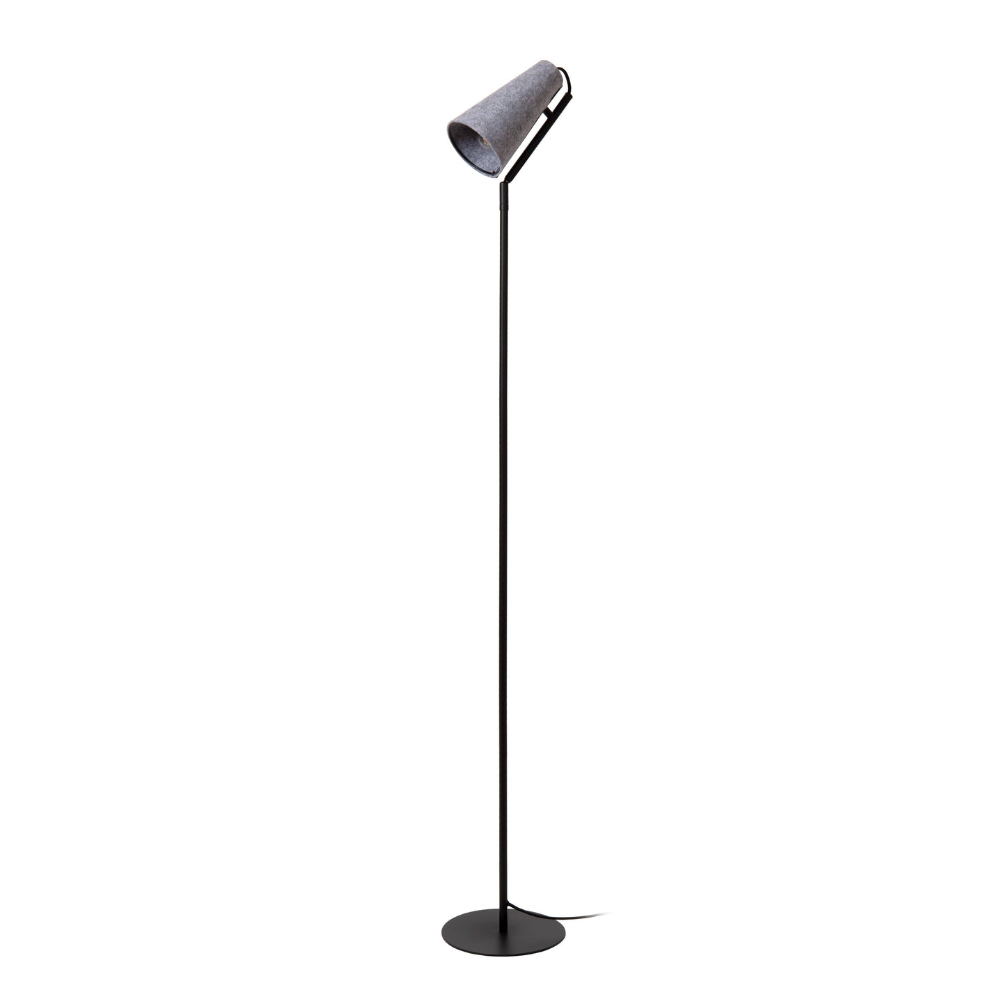Lucide BENSEN - Floor lamp - 1xE14 - Grey