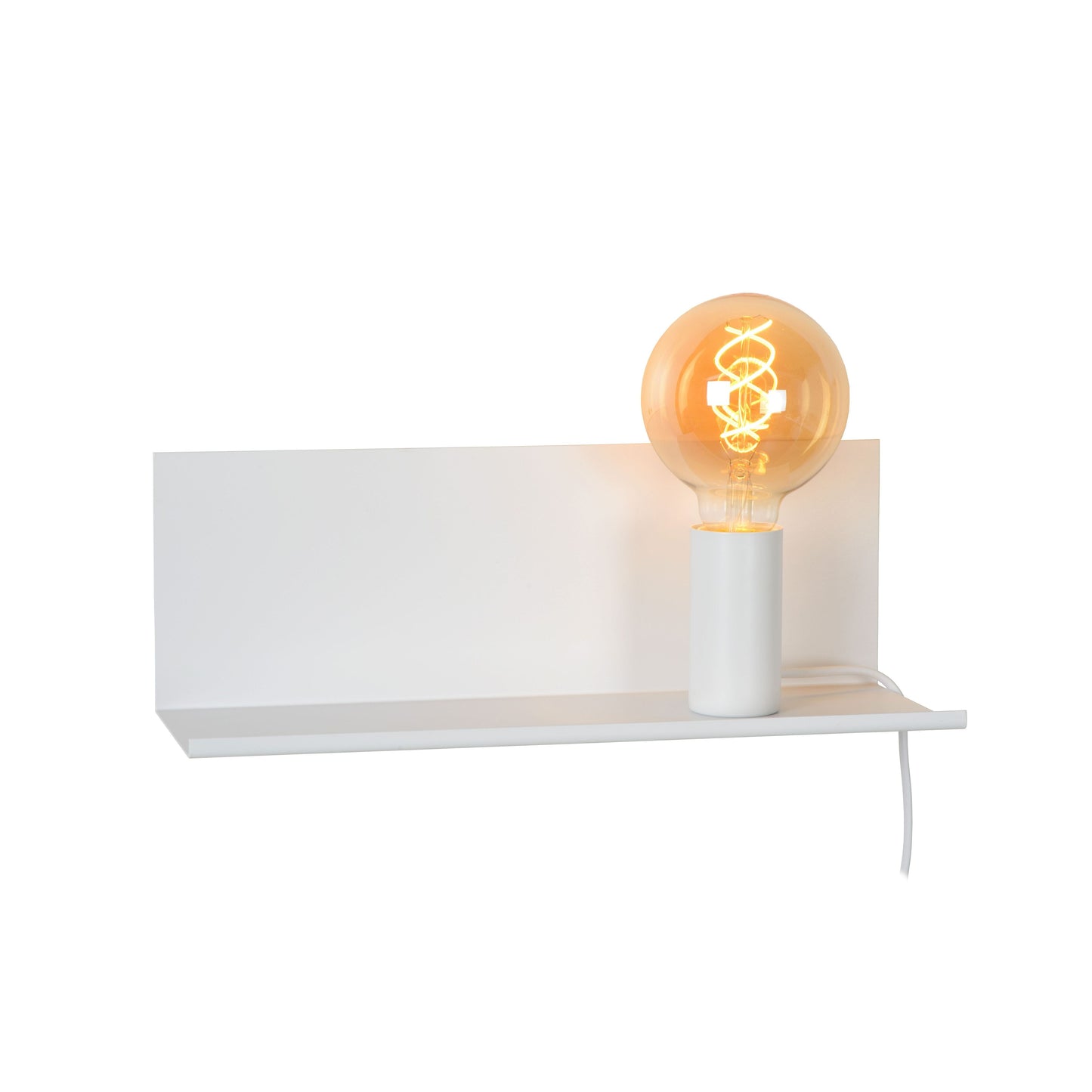 Lucide SEBO - Bedside lamp / Wall light - 1xE27 - White