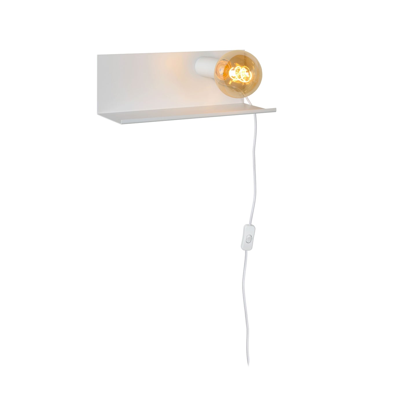 Lucide SEBO - Bedside lamp / Wall light - 1xE27 - White