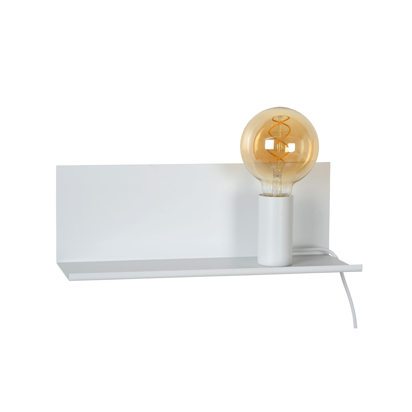 Lucide SEBO - Bedside lamp / Wall light - 1xE27 - White