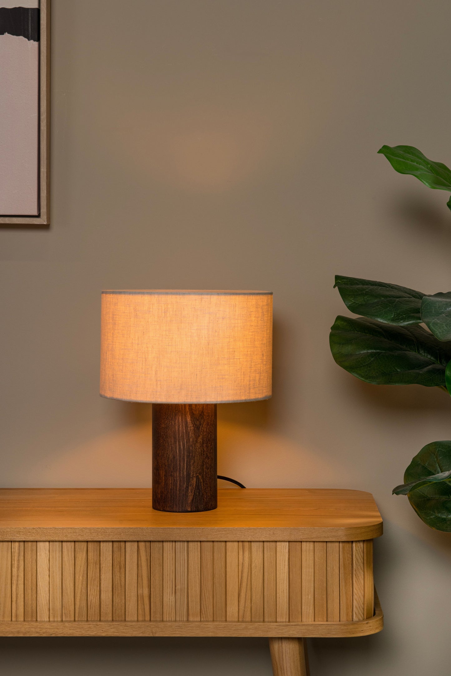 Lucide TACHINA - Table lamp - 1xE27 - Natural