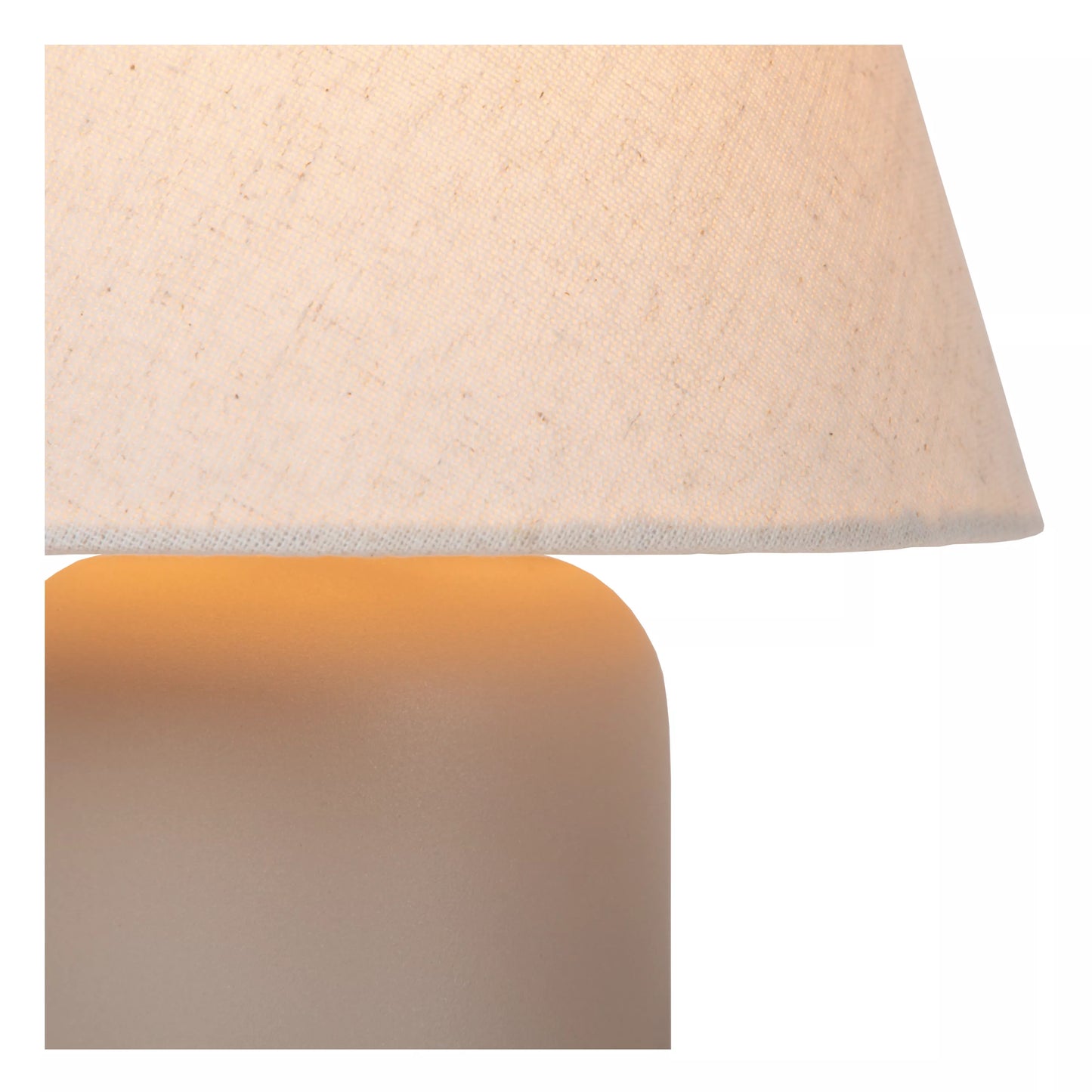 Lucide MACIA - Table lamp - 1xE14 - Cream