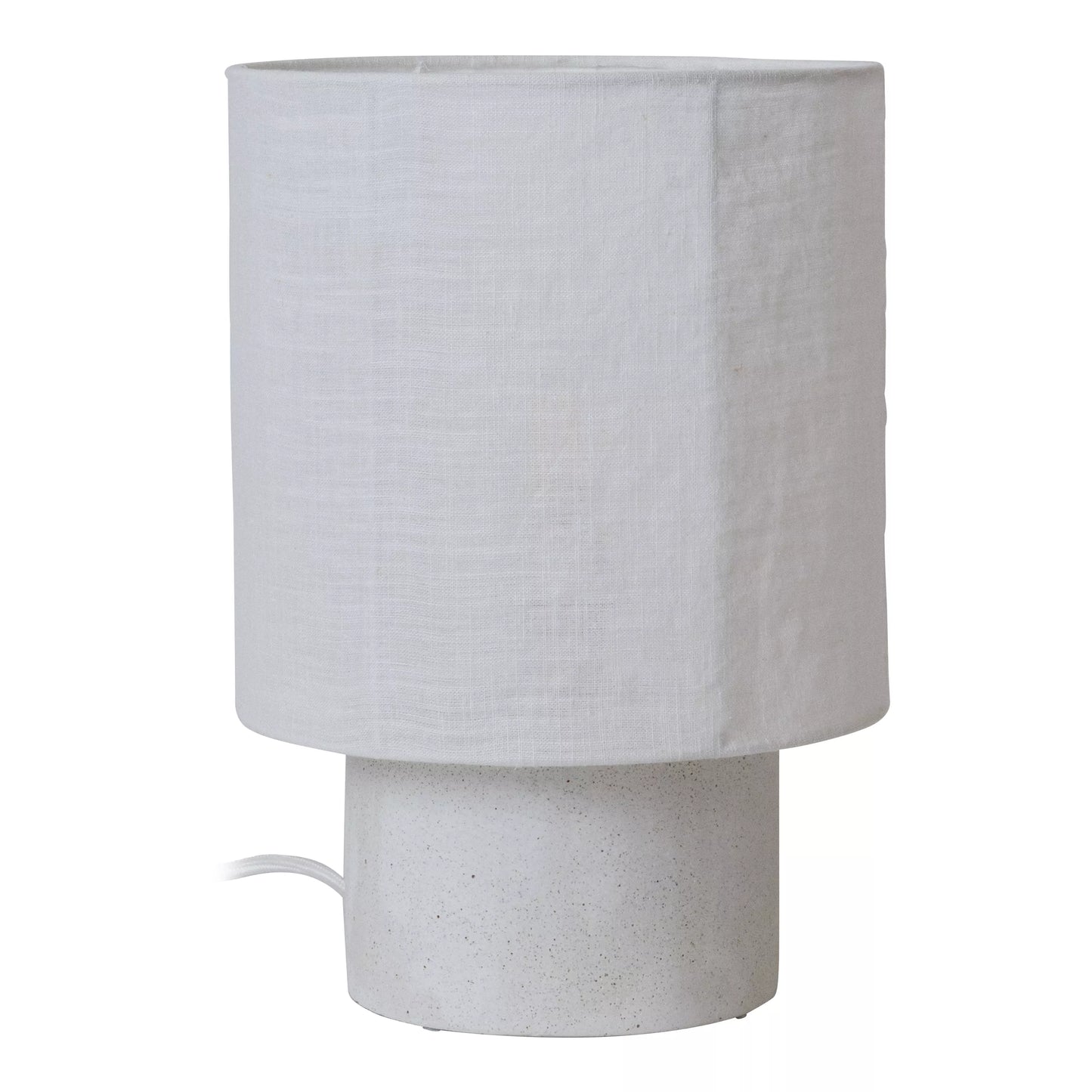 Lucide TISSAJA - Table lamp - Ø 20 cm - 1xE14 - White | Essential
