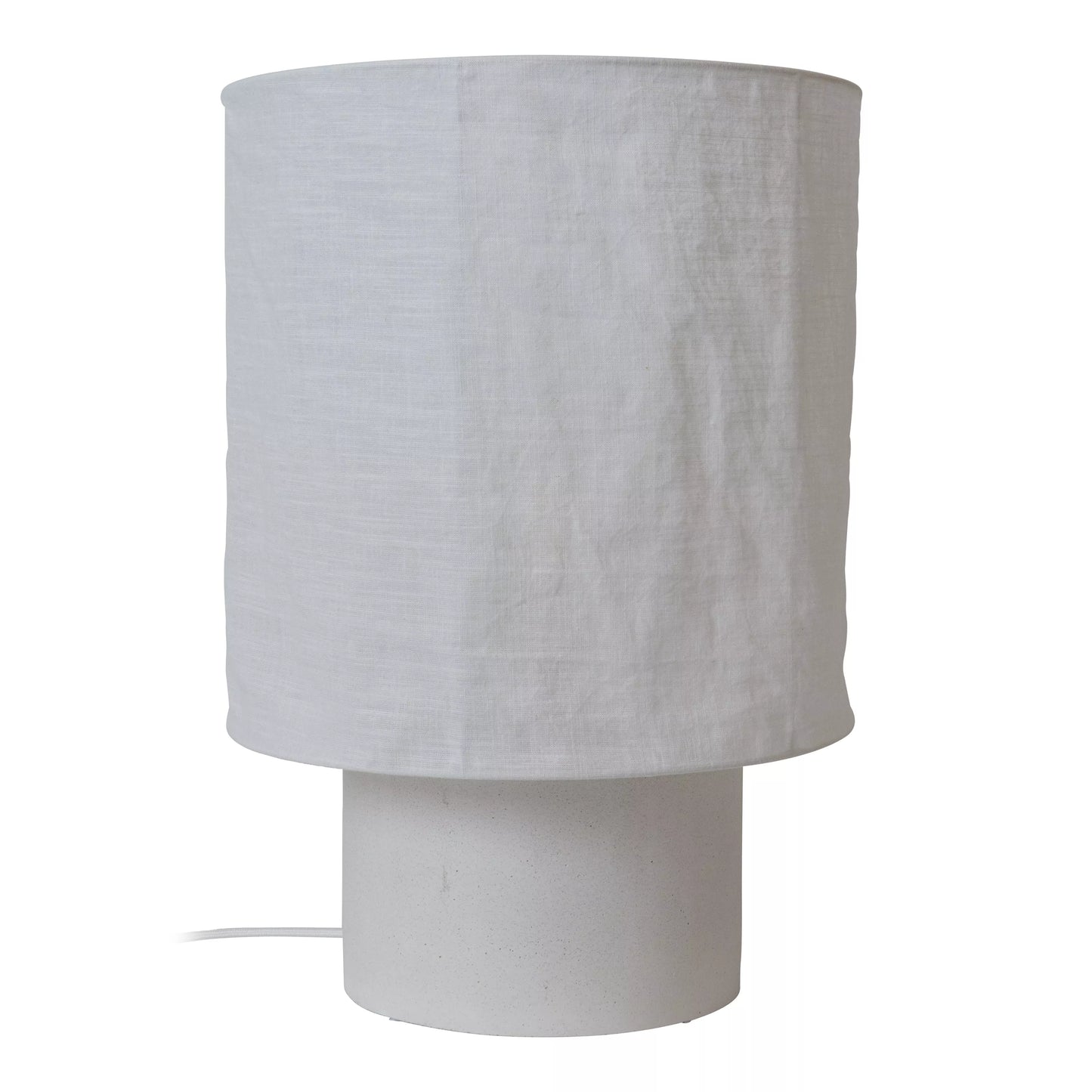 Lucide TISSAJA - Table lamp - Ø 30 cm - 1xE27 - White | Essential