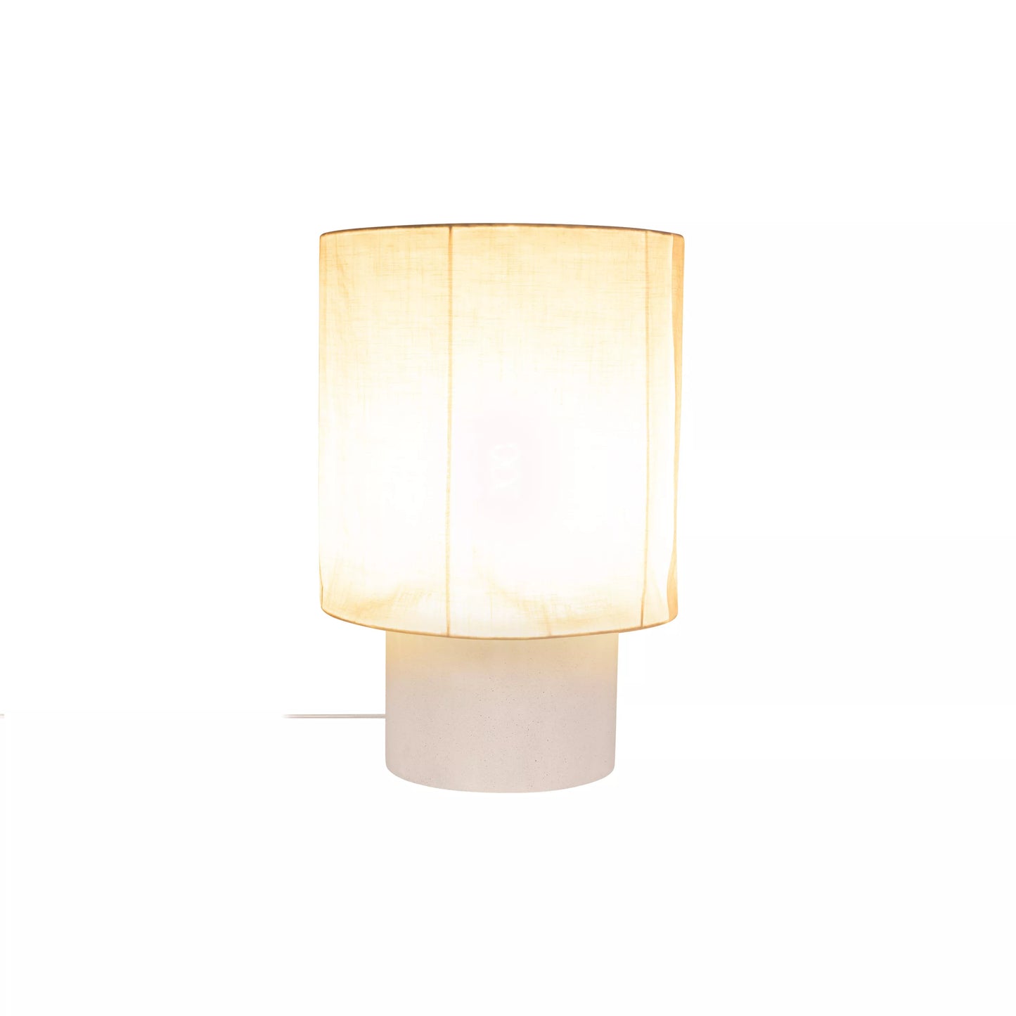 Lucide TISSAJA - Table lamp - Ø 35 cm - 1xE27 - White | Essential