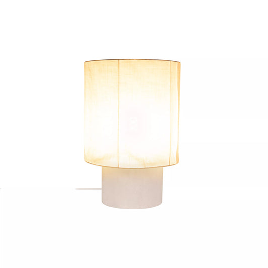 Lucide TISSAJA - Table lamp - Ø 35 cm - 1xE27 - White | Essential
